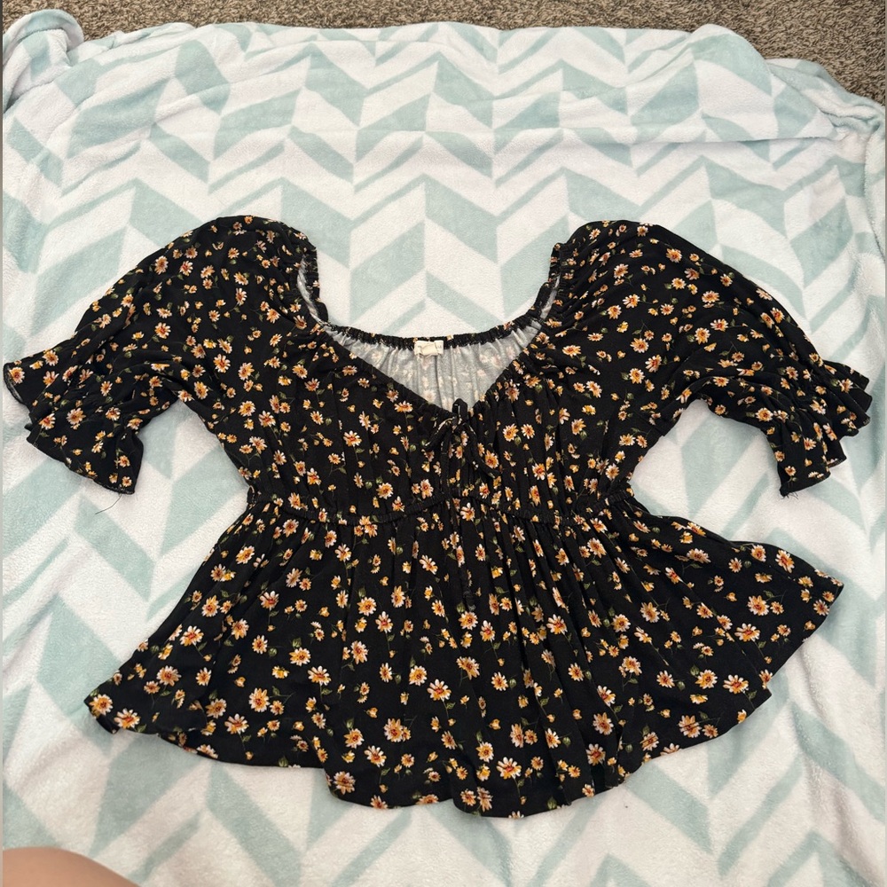 Babydoll knit top
